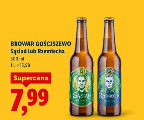 Piwo Rzemiecha  promocja w Lidl