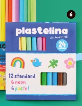 Plastelina 24 kolory promocja w Biedronka