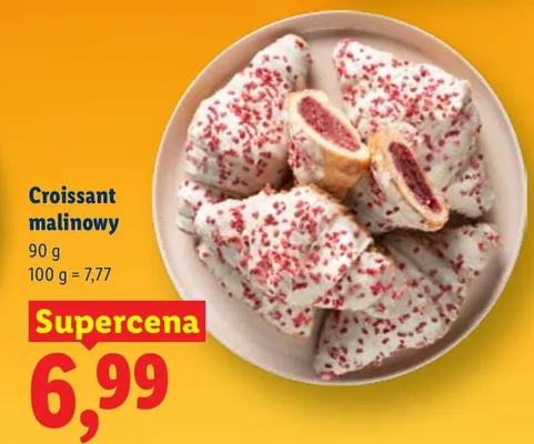 Croissant malinowy promocja w Lidl