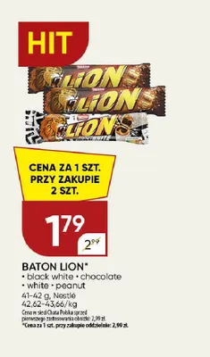 Baton Lion black white promocja w Chata Polska