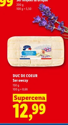 Ser owczy Duc De Coeur promocja w Lidl