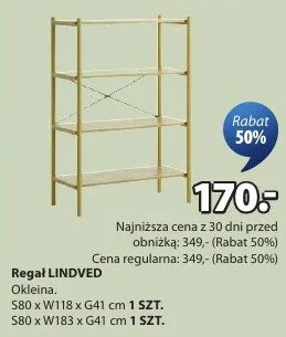 Regał Lindved promocja w Jysk