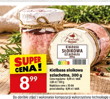 Kiełbasa słoikowa szlachetna Białecki promocja w Twój Market