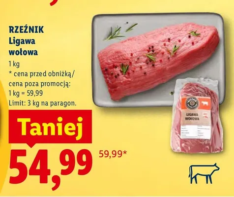 Ligawa wołowa Rzeźnik promocja w Lidl
