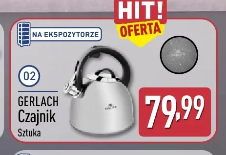 Czajnik Gerlach promocja w Aldi