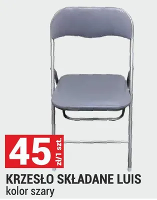Krzesło składane LUIS promocja w Merkury Market