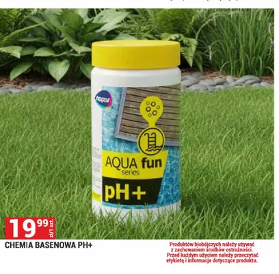 Chemia basenowa pH+ Aqua fun promocja w Merkury Market