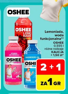 Lemoniada OSHEE Vitamin Lemonade promocja w Carrefour Market