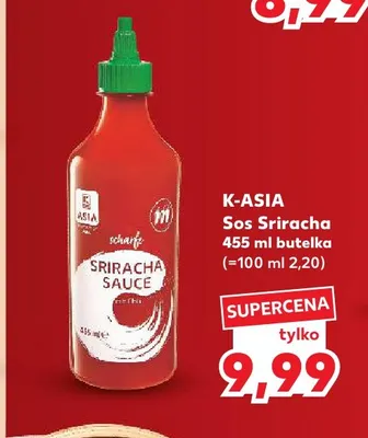 Sos Sriracha K-Asia promocja w Kaufland