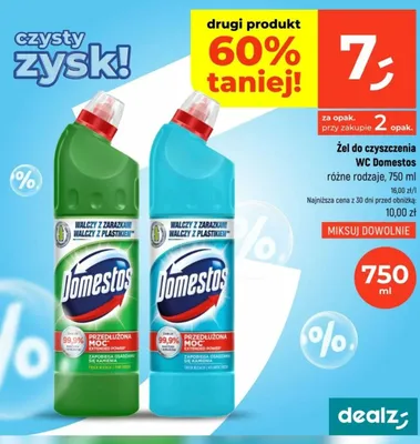 Żel do czyszczenia WC Domestos Pine Fresh promocja w Dealz