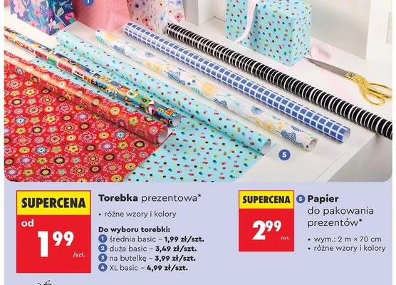 Papier do pakowania prezentów Canpol promocja w Biedronka