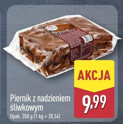 Piernik z nadzieniem śliwkowym promocja w Aldi