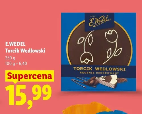 Torcik Wedlowski E.Wedel promocja w Lidl