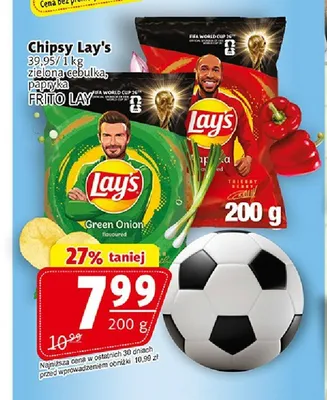 Chipsy Lay's papryka promocja w Prim Market