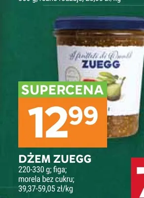 Dżem figa Zuegg promocja w Stokrotka