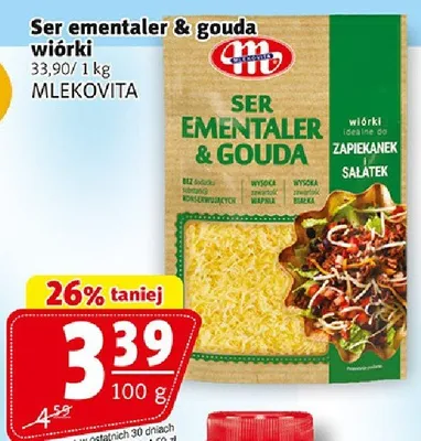 Ser ementaler & gouda wiórki promocja w Prim Market