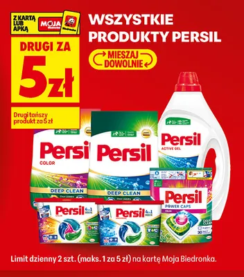 Żel do prania Persil Active Gel promocja w Biedronka