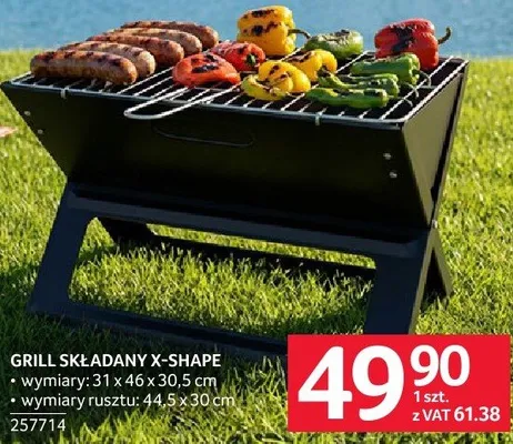 Grill składany X-Shape promocja w Selgros