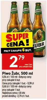 Piwo Żubr promocja w Twój Market