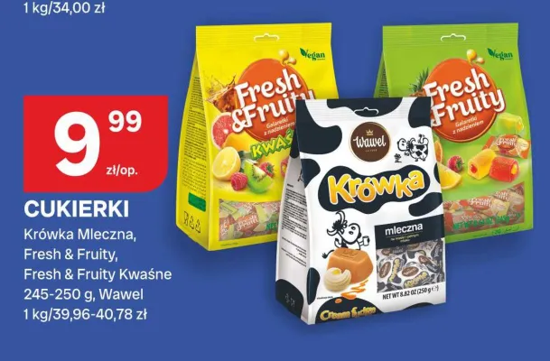 Cukierki Wawel Krówka Mleczna promocja w Chorten