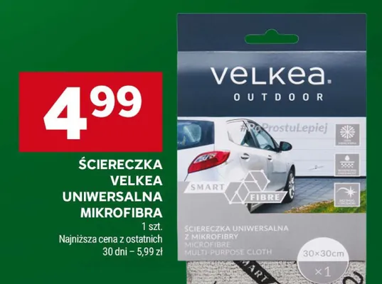 Ściereczka uniwersalna mikrofibra promocja w Stokrotka