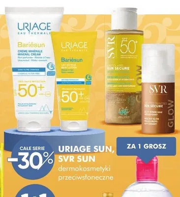 Dermokosmetyki przeciwsłoneczne URIAGE SUN, SVR SUN promocja w Super-Pharm
