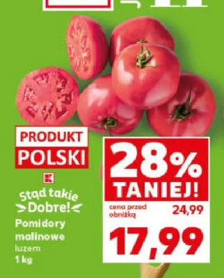 Pomidory malinowe promocja w Kaufland