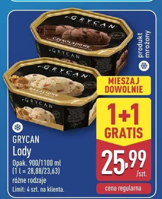 Lody GRYCAN promocja w Aldi