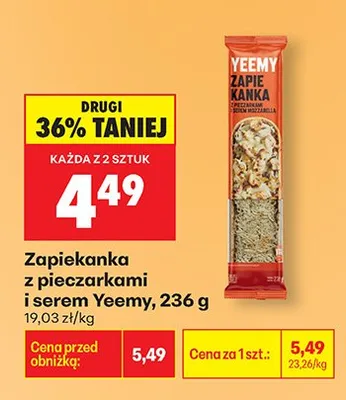 Zapiekanka z pieczarkami i serem promocja w Biedronka