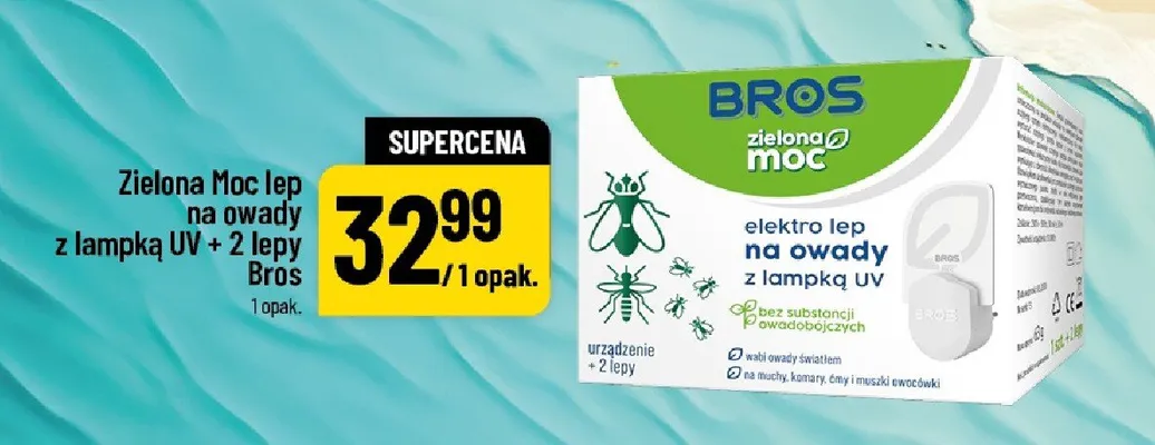 Elektro lep na owady z lampką UV Zielona Moc Bros promocja w POLOmarket