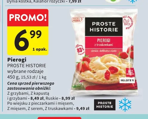 Pierogi ruskie Proste Historie promocja w Intermarche