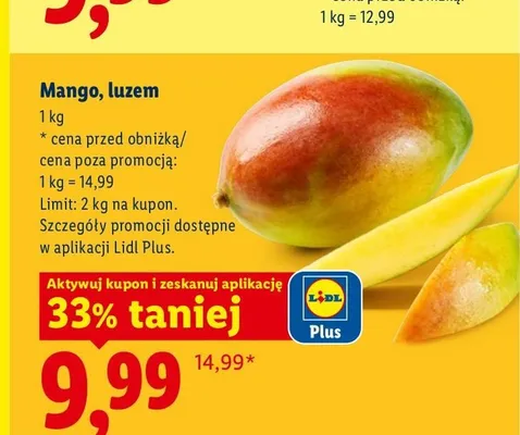 Mango luzem promocja w Lidl