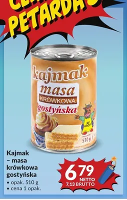 Kajmak - masa krówkowa gostyńska promocja w Makro
