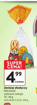 Zestaw słodyczy wybrane rodzaje promocja w Intermarche