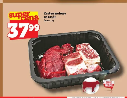 Zestaw wołowy na rosół promocja w TOPAZ