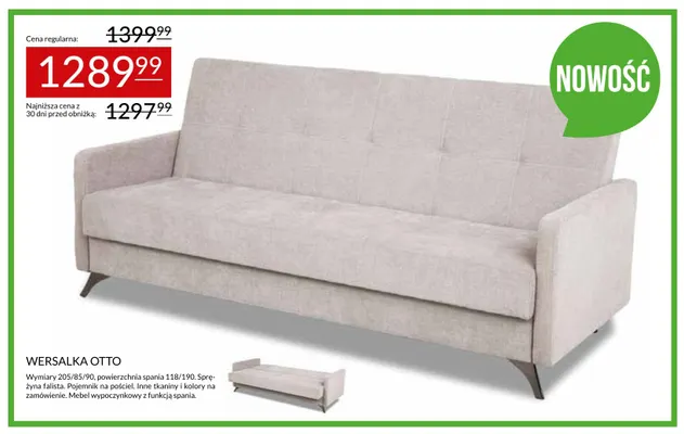 Wersalka Otto promocja w Abra Meble