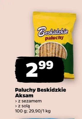 Paluchy Beskidzkie Aksam z sezamem promocja w Netto