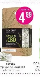 Balsam do ust Revers Hemp Speed Oil & CBD promocja w Drogerie Jasmin