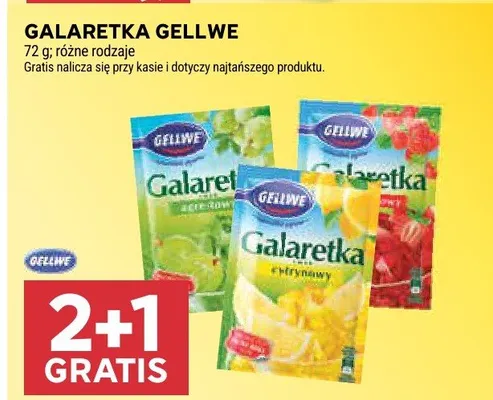 Galaretka Gellwe promocja w Stokrotka