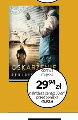 Książka Oskarżenie Joanna Chyłka Remigiusz Mróz oprawa miękka promocja w Empik