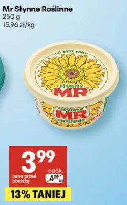 Margaryna Mr Słynne Roślinne promocja w Delikatesy Centrum