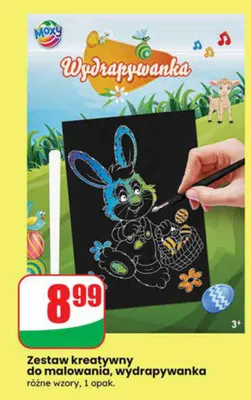 Zestaw kreatywny do malowania, wydrapywanka różne wzory promocja w Dino