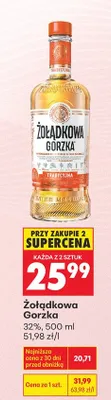 Wódka tradycyjna promocja w Biedronka