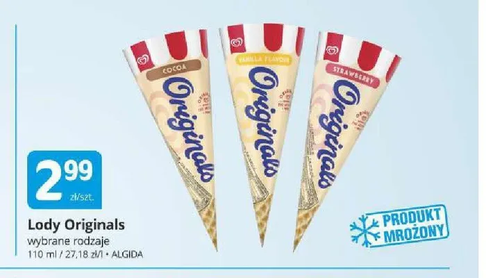 Lody Originals Algida promocja w Marketvita