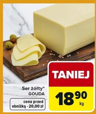 Ser żółty morski promocja w Carrefour Express