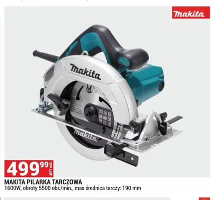 Pilarka tarczowa Makita promocja w Merkury Market