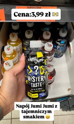 Napój z nata de coco Jumi Jumi Mystery Taste promocja w Biedronka
