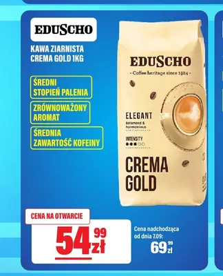 Kawa ziarnista Eduscho Crema Gold promocja w RTV EURO AGD