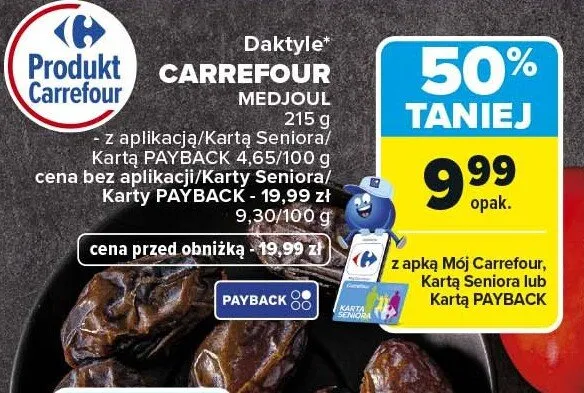 Daktyle Medjoul Carrefour promocja w Carrefour Market