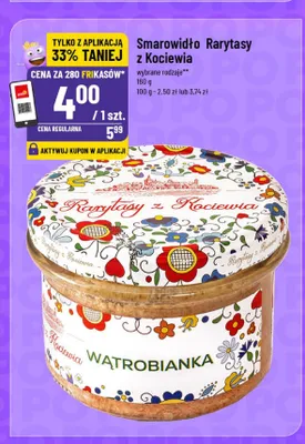 Smarowidło Wątrobianka Rarytasy z Kociewia promocja w POLOmarket